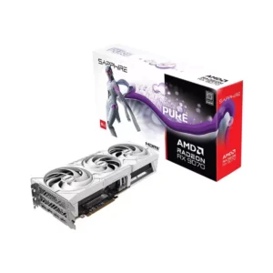 Sapphire Technology AMD Radeon RX 9070 PURE Overclocked Triple Fan 16GB GDDR6 PCIe 4.0 Graphics Card