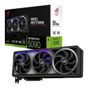 ASUS NVIDIA GeForce RTX 5090 ROG Astral Overclocked Triple Fan 32GB GDDR7 PCIe 5.0 Graphics Card