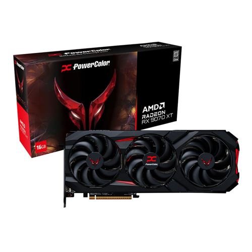 PowerColor AMD Radeon RX 9070 Red Devil Overclocked Triple Fan