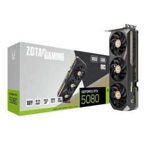 Zotac NVIDIA GeForce RTX 5080 GAMING SOLID Core Overclocked Triple Fan 16GB GDDR7 PCIe 5.0 Graphics Card