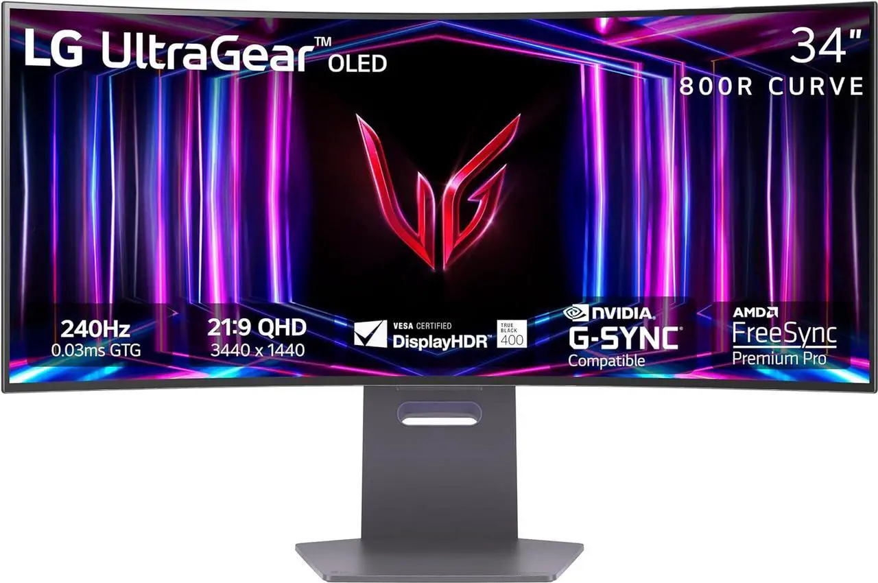 LG 34" UltraGear™ OLED Curved Gaming Monitor
