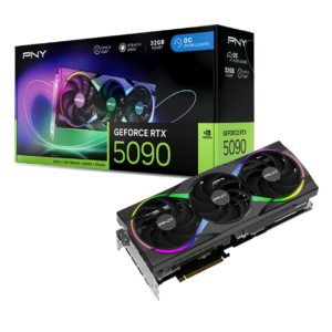 PNY GeForce RTX™ 5090 ARGB EPIC-X RGB™ Triple Fan 32GB GDDR7 PCLe 5.0 Graphics Card