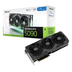 PNY NVIDIA GeForce RTX 5090 Overclocked Triple Fan 32GB GDDR7 PCLe 5.0 Graphics Card