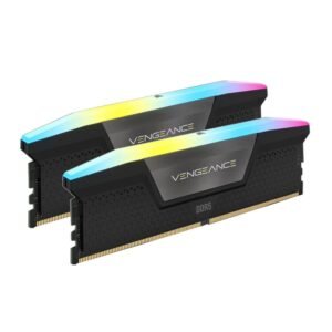 Corsair VENGEANCE RGB 64GB (2 x 32GB) DDR5-6000 PC5-48000 CL30 Dual Channel Desktop Memory Kit CMH64GX5M2M6000Z30