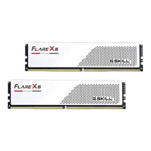 G.Skill Flare X5 32GB (2 x 16GB) DDR5-6000 PC5-48000 CL36 Dual Channel Desktop Memory Kit – White