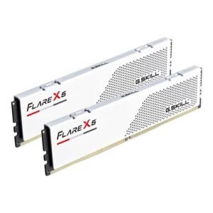 G.Skill Flare X5 32GB (2 x 16GB) DDR5-6000 PC5-48000 CL36 Dual Channel Desktop Memory Kit – White